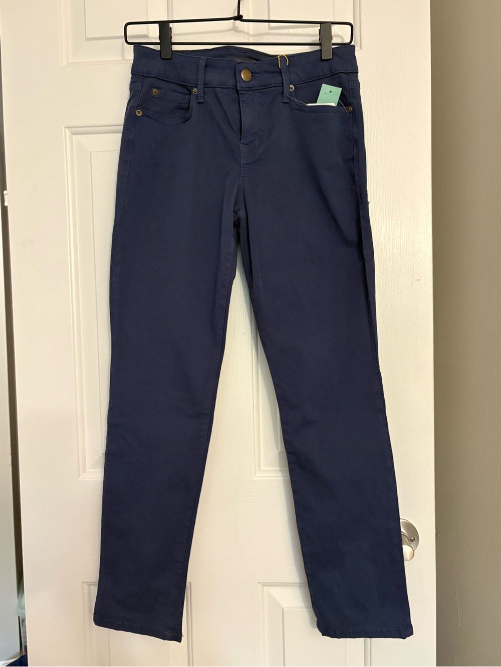 Level 99 Women's Navy Straight-Leg Jeans